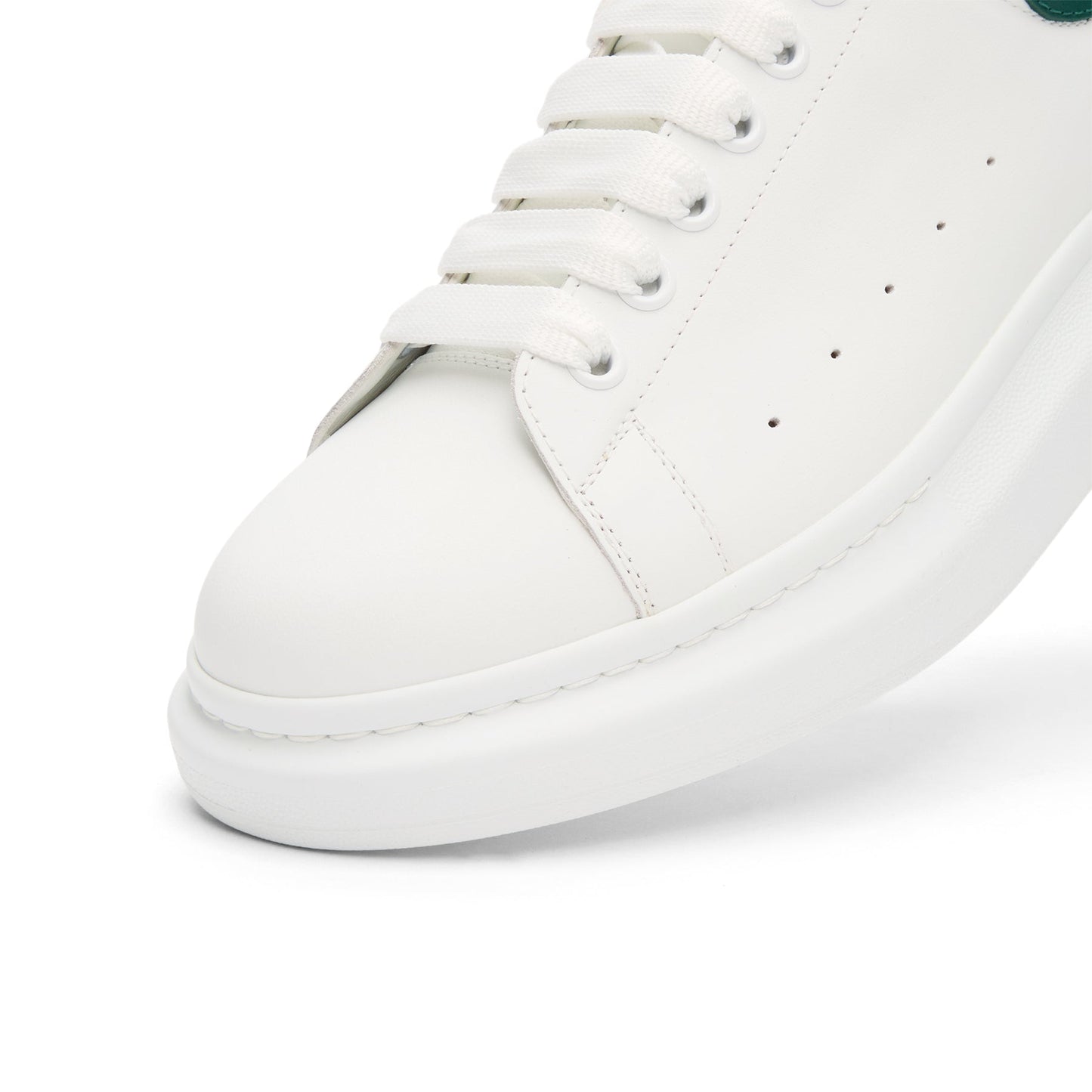 Alexander McQueen Sneaker S.Rubber (White/Phthalo green)