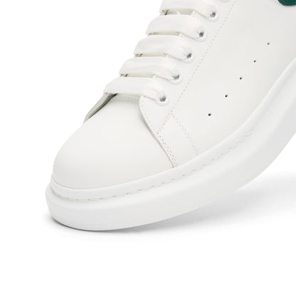 Alexander McQueen Sneaker S.Rubber (White/Phthalo green)