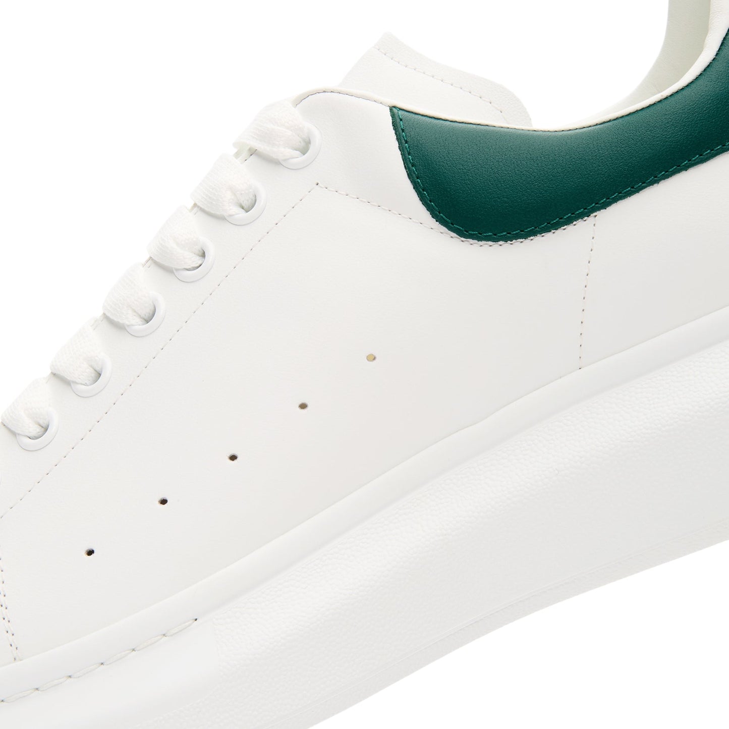 Alexander McQueen Sneaker S.Rubber (White/Phthalo green)