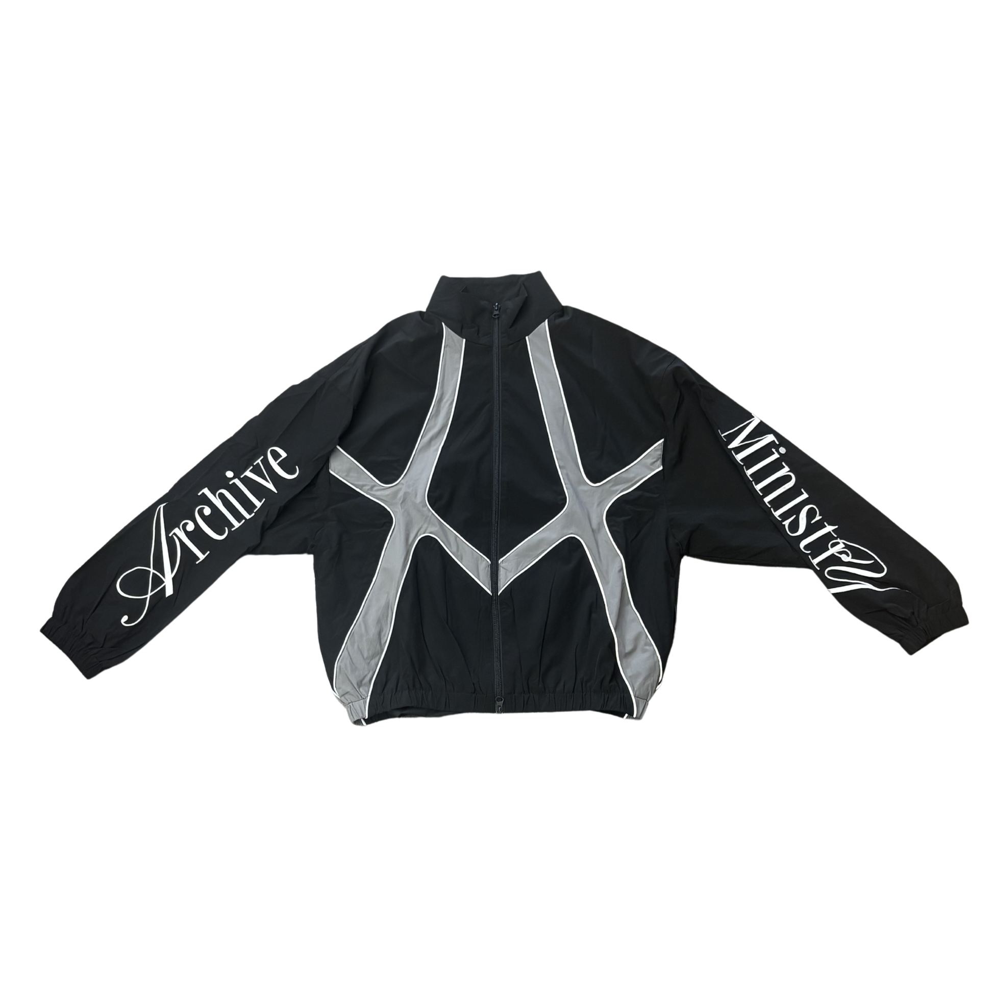 Archive Ministry "Tron" 3M Piping Track Jacket (Black)
