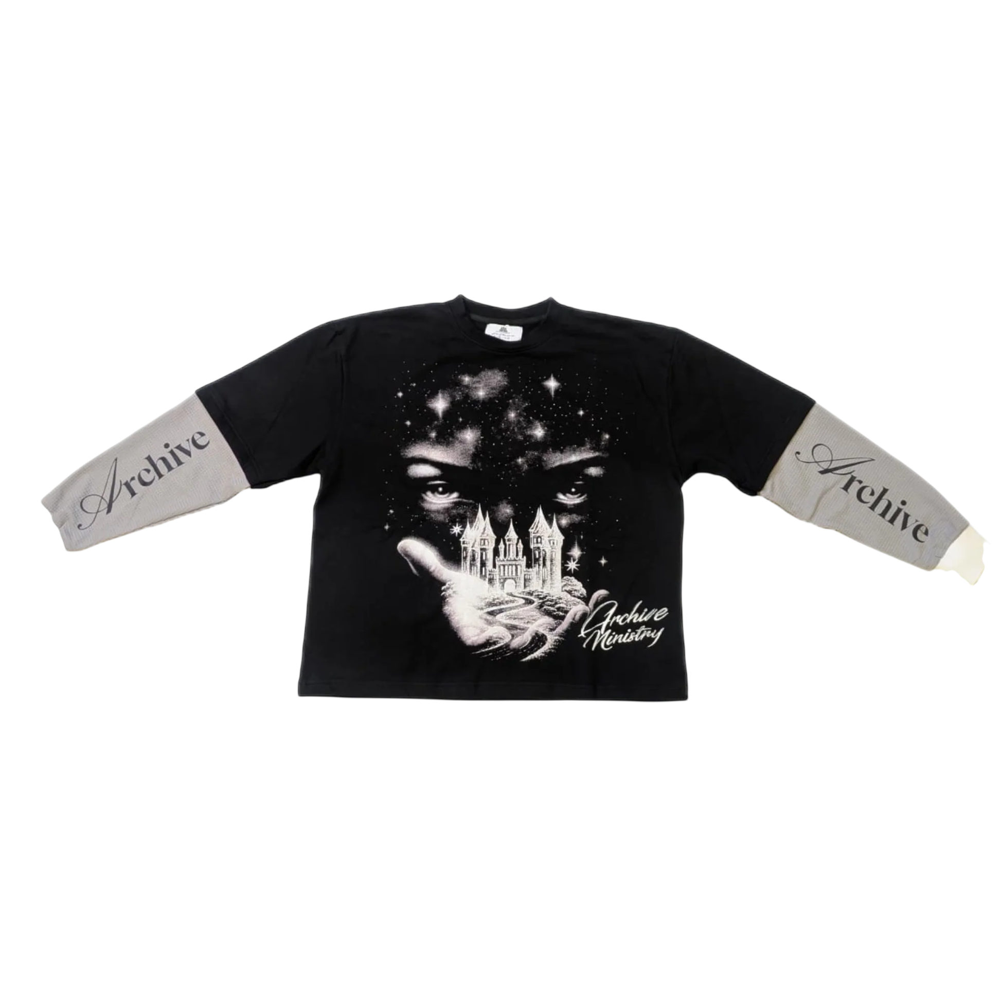 Archive Ministry "Palms Of Greatness" L/S Layered Tee (Black)