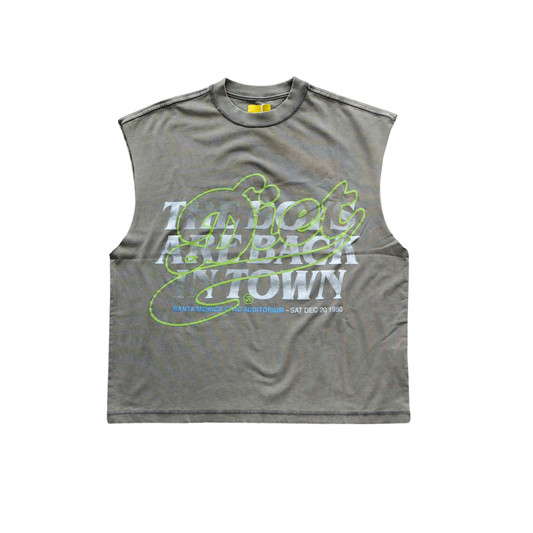 DSM "Boys Are Back" Cut Off Tee (Vintage Black)