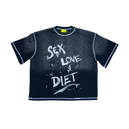 DSM "SL&D"Splatter Tee-Black