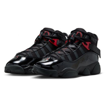 Jordan 6 Rings Black Anthracite Fire Red (GS)