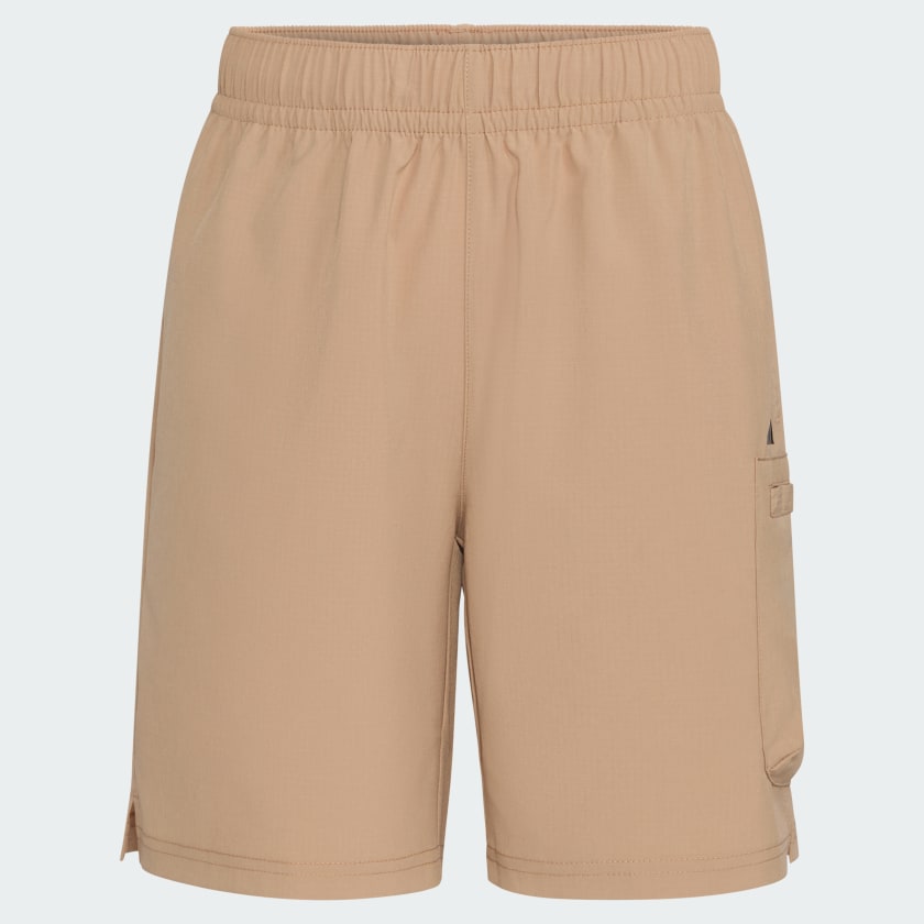 Kids' adidas Elastic Waistband Woven Cargo Ripstop Shorts
