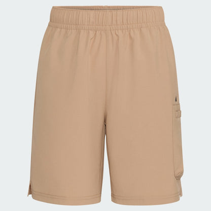 Kids' adidas Elastic Waistband Woven Cargo Ripstop Shorts