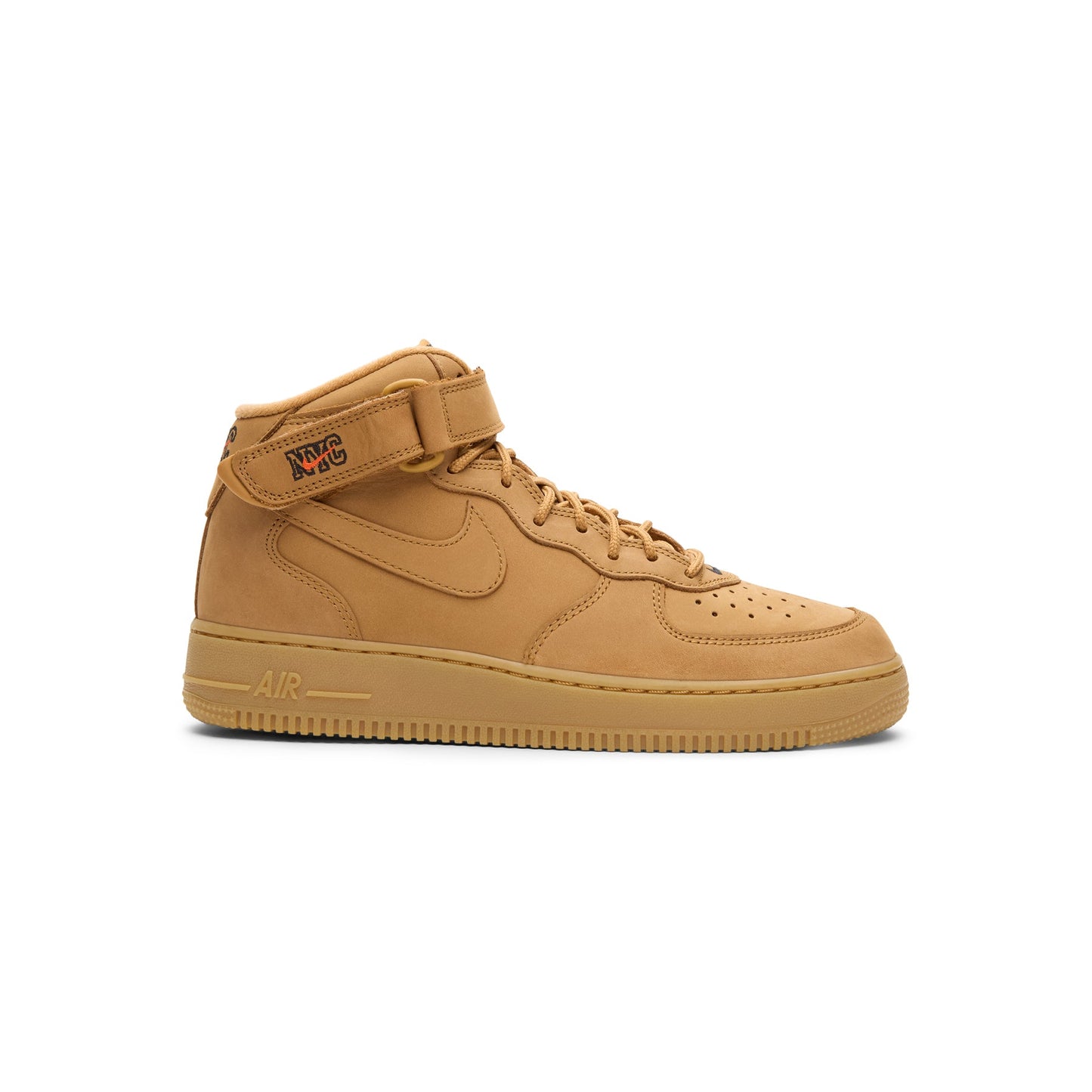 Nike Nike Air Force 1 Mid '07 Premium (Flax/Flax-Gum Yellow-Black)