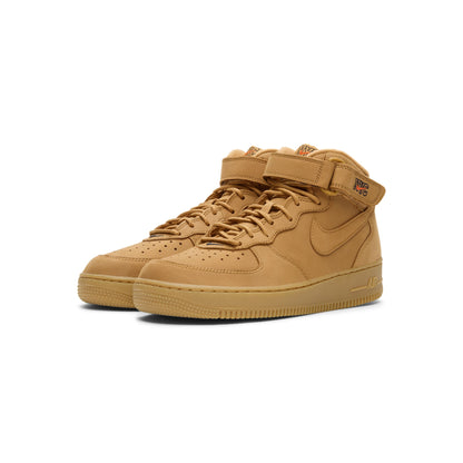 Nike Nike Air Force 1 Mid '07 Premium (Flax/Flax-Gum Yellow-Black)