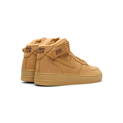 Nike Nike Air Force 1 Mid '07 Premium (Flax/Flax-Gum Yellow-Black)