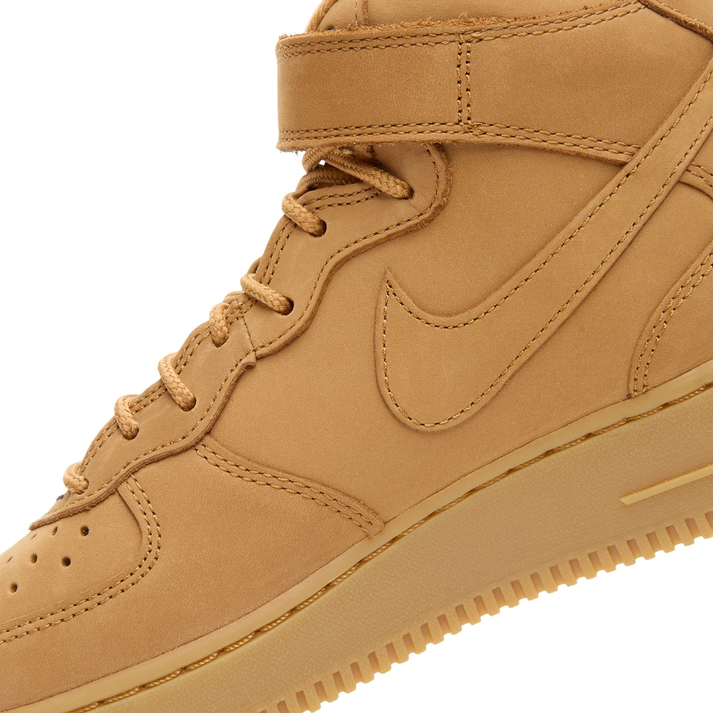 Nike Nike Air Force 1 Mid '07 Premium (Flax/Flax-Gum Yellow-Black)