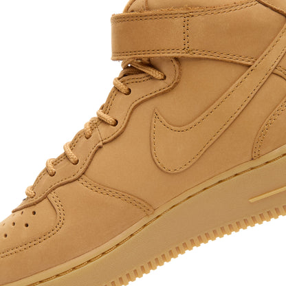 Nike Nike Air Force 1 Mid '07 Premium (Flax/Flax-Gum Yellow-Black)