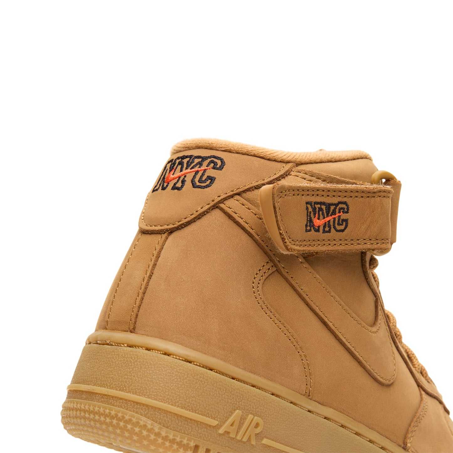 Nike Nike Air Force 1 Mid '07 Premium (Flax/Flax-Gum Yellow-Black)