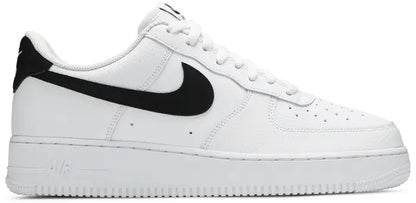 Nike Air Force 1 Low '07 White Black Pebbled Leather