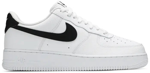 Nike Air Force 1 Low '07 White Black Pebbled Leather