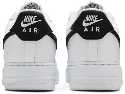 Nike Air Force 1 Low '07 White Black Pebbled Leather