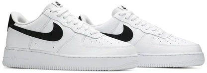 Nike Air Force 1 Low '07 White Black Pebbled Leather