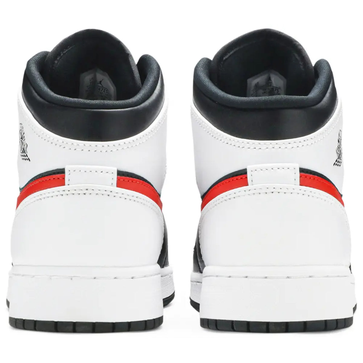 Jordan 1 Mid White Black Chile Red (GS)