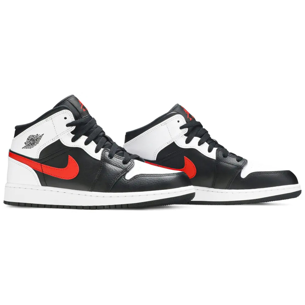 Jordan 1 Mid White Black Chile Red (GS)