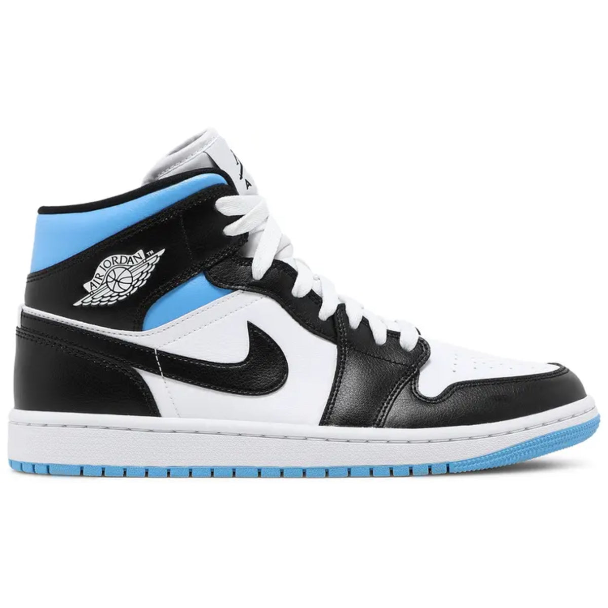 Jordan 1 Mid University Black White (W)