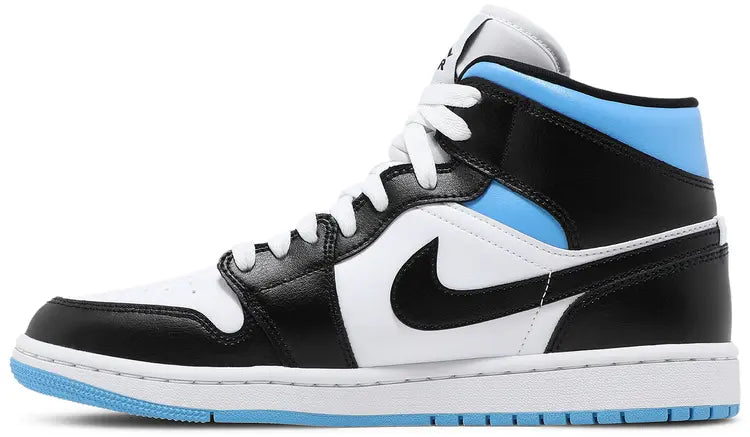 Jordan 1 Mid University Black White (W)