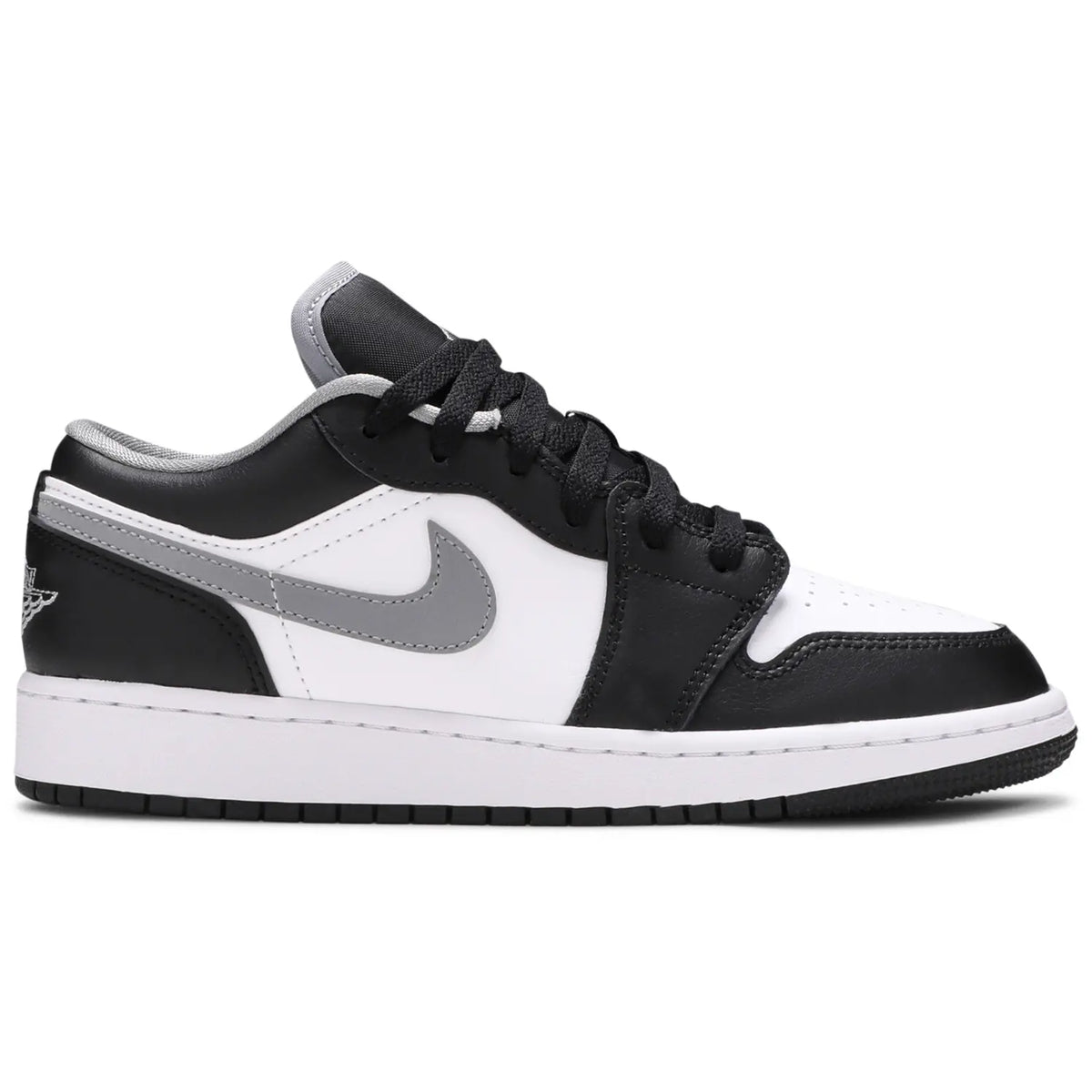 Jordan 1 Low Black White Grey (GS)