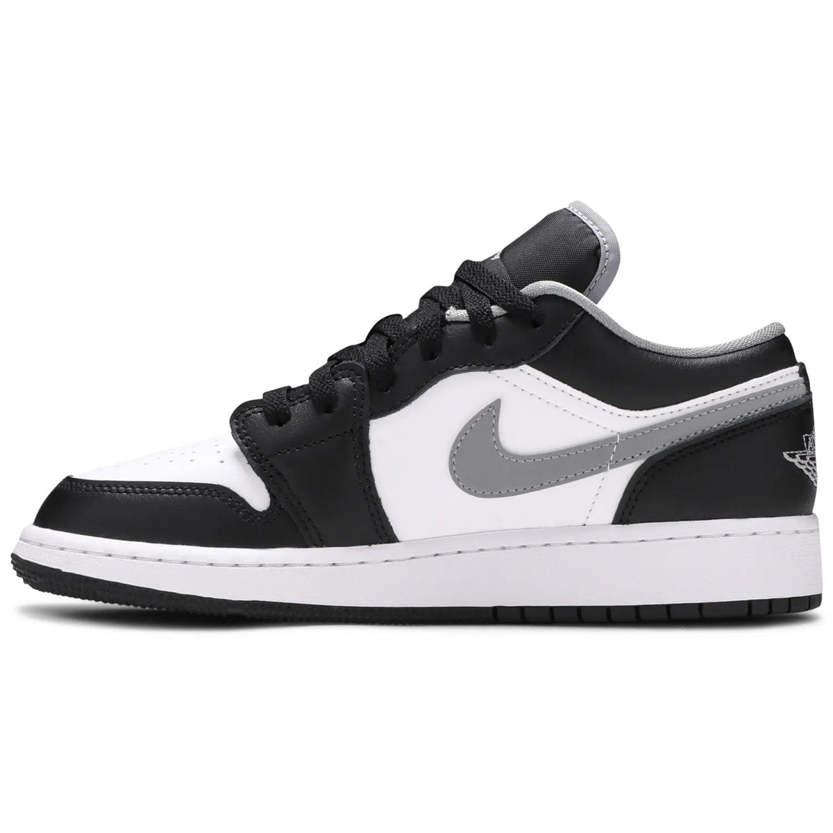 Jordan 1 Low Black White Grey (GS)