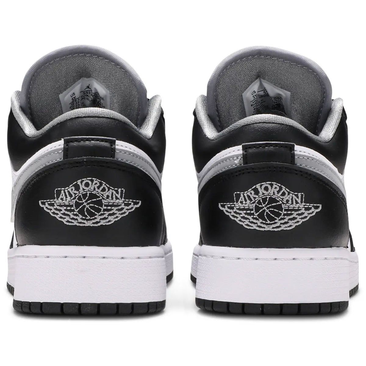 Jordan 1 Low Black White Grey (GS)