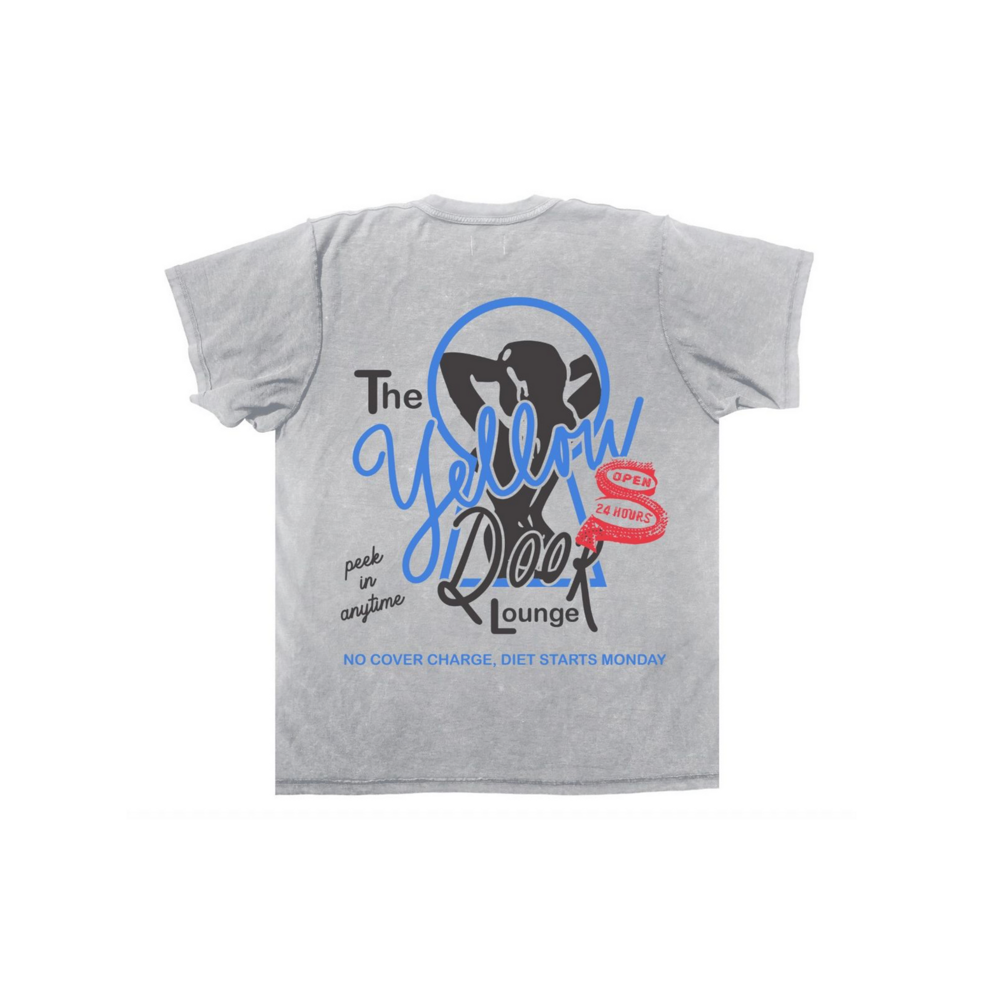 Diet Starts Monday Yellow Door Tee (Heather Grey)