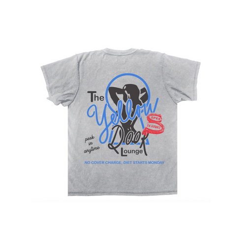 Diet Starts Monday Yellow Door Tee (Heather Grey)