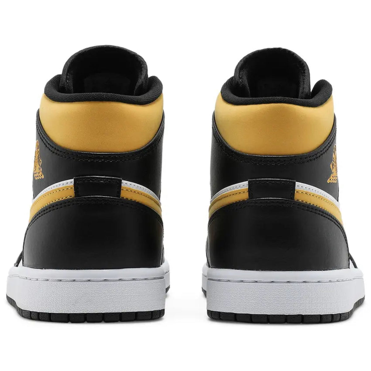 Jordan 1 Mid White Pollen Black