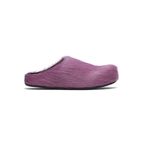 MARNI Womens Fussbett Sabot Mules (Prune violet)