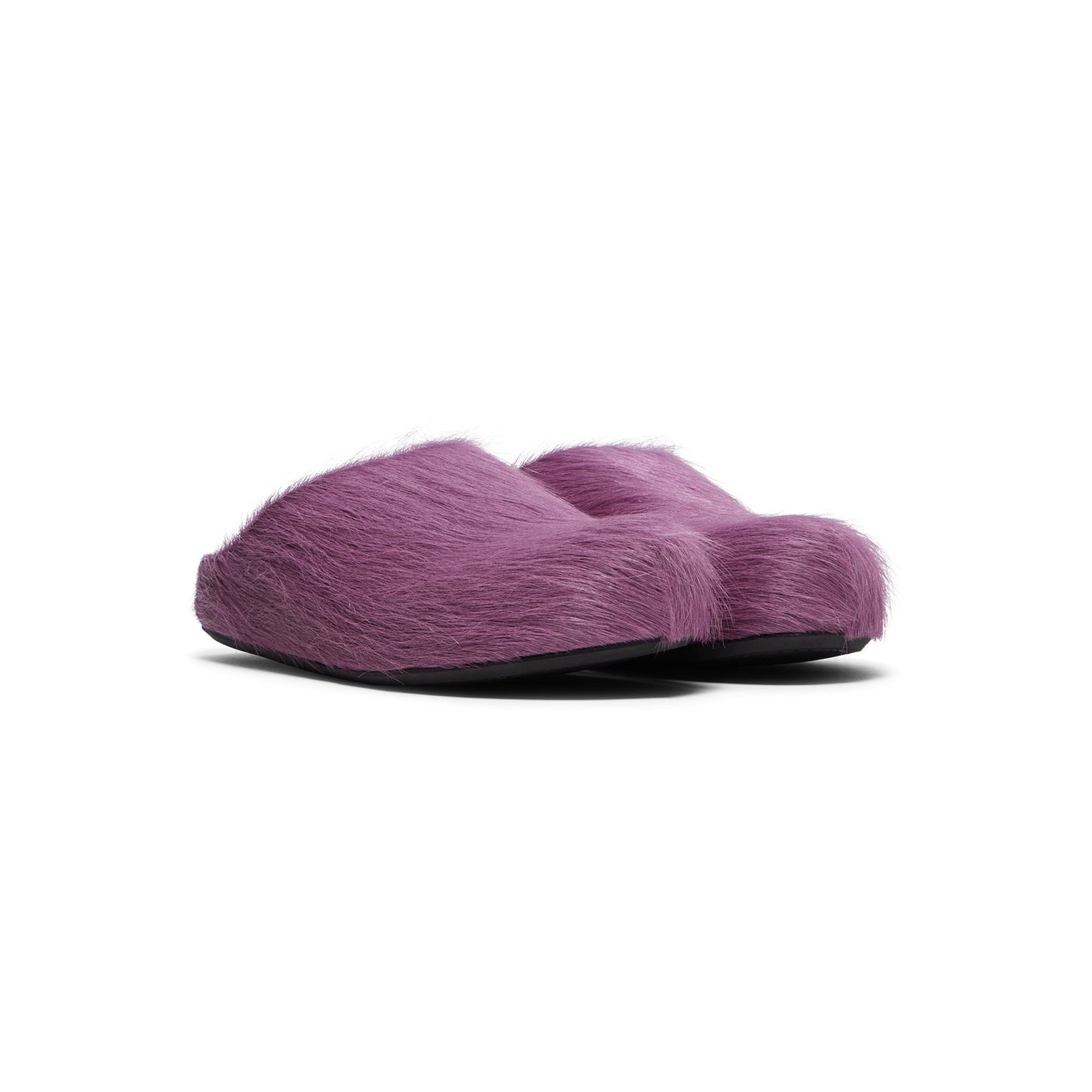 MARNI Womens Fussbett Sabot Mules (Prune violet)