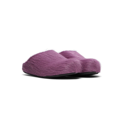 MARNI Womens Fussbett Sabot Mules (Prune violet)