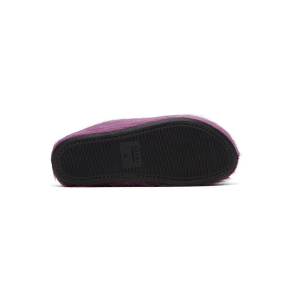 MARNI Womens Fussbett Sabot Mules (Prune violet)