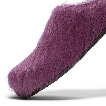 MARNI Womens Fussbett Sabot Mules (Prune violet)