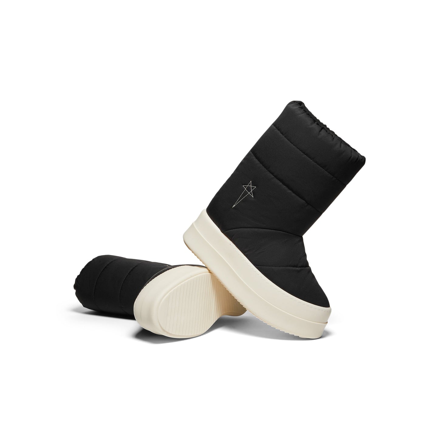 Rick Owens DRKSHDW Mega Bumper Lunar Sneaker (Black/Pearl/Milk)