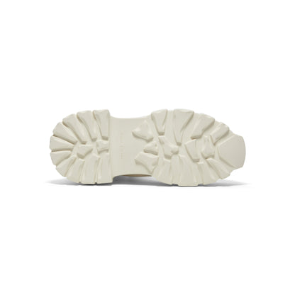 Rick Owens Beatle Bozo Tractor Boots (Milk)