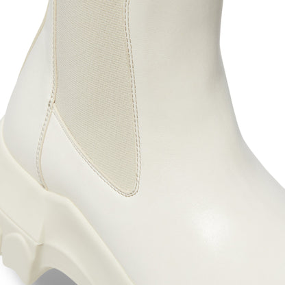 Rick Owens Beatle Bozo Tractor Boots (Milk)