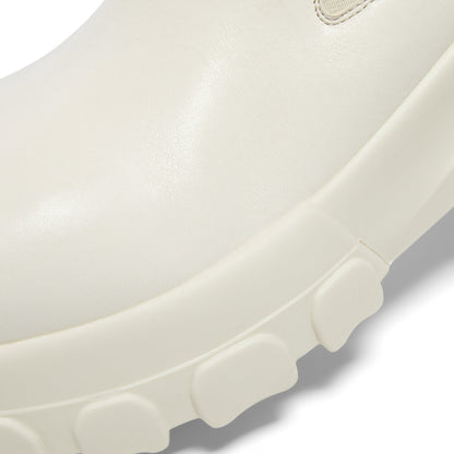 Rick Owens Beatle Bozo Tractor Boots (Milk)