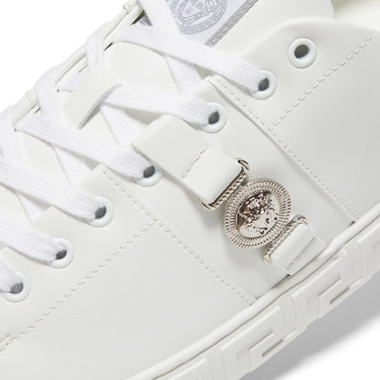 Versace Medusa Biggie Greca Sneakers (White/Silver)