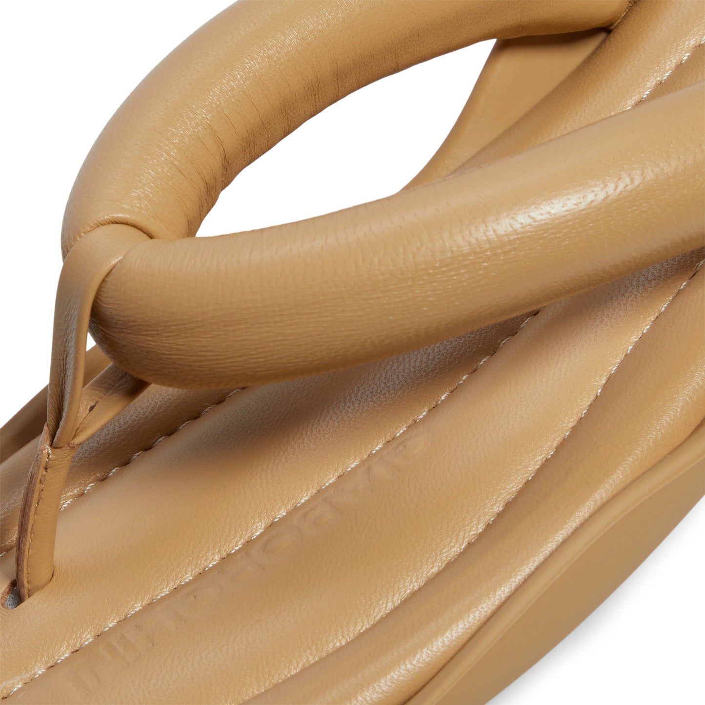 GIABORGHINI Harper Flat Thong Slipper (Sand)
