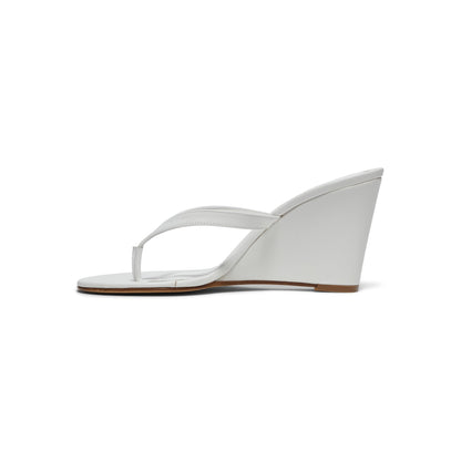 GIABORGHINI The Wedge Sandal (Optic White)