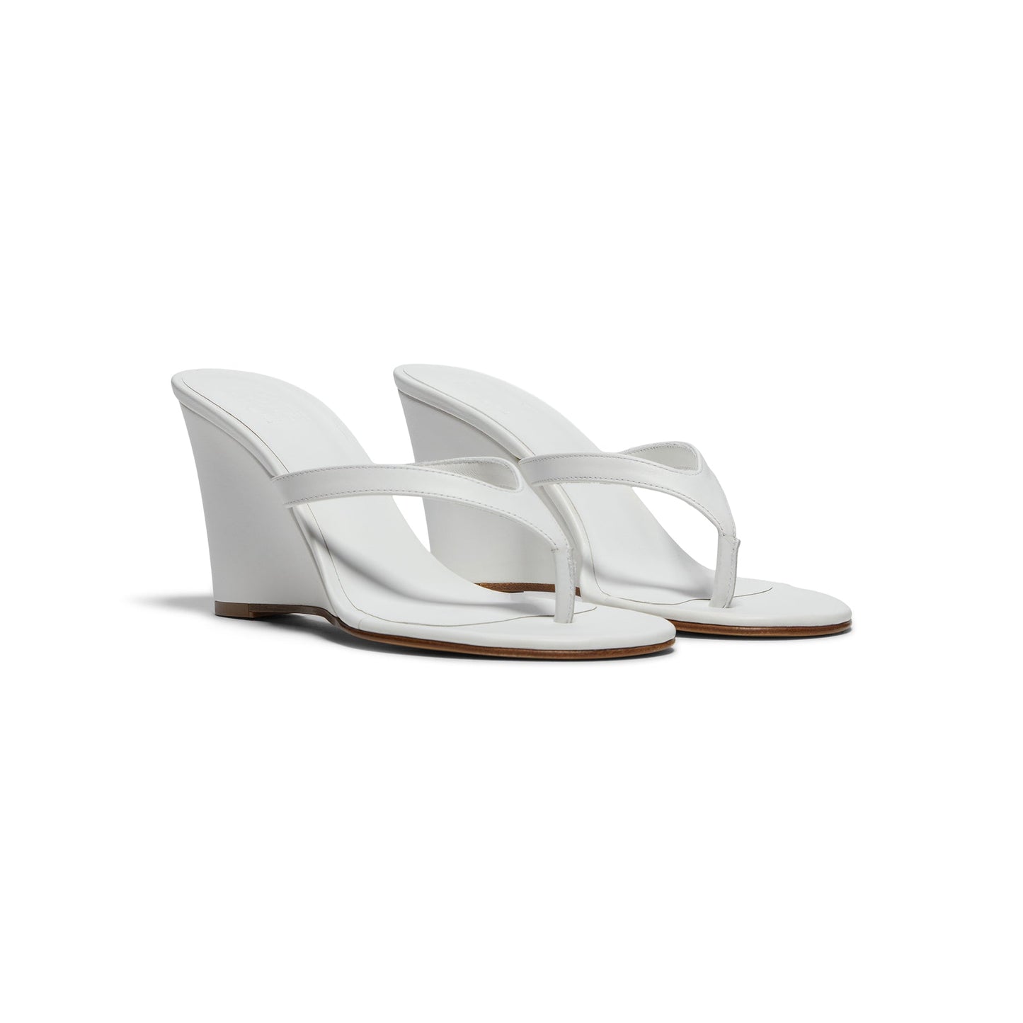 GIABORGHINI The Wedge Sandal (Optic White)