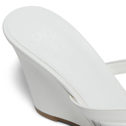 GIABORGHINI The Wedge Sandal (Optic White)