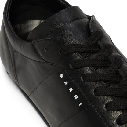 MARNI Nappa Leather Softy Soccer Sneaker (Black)