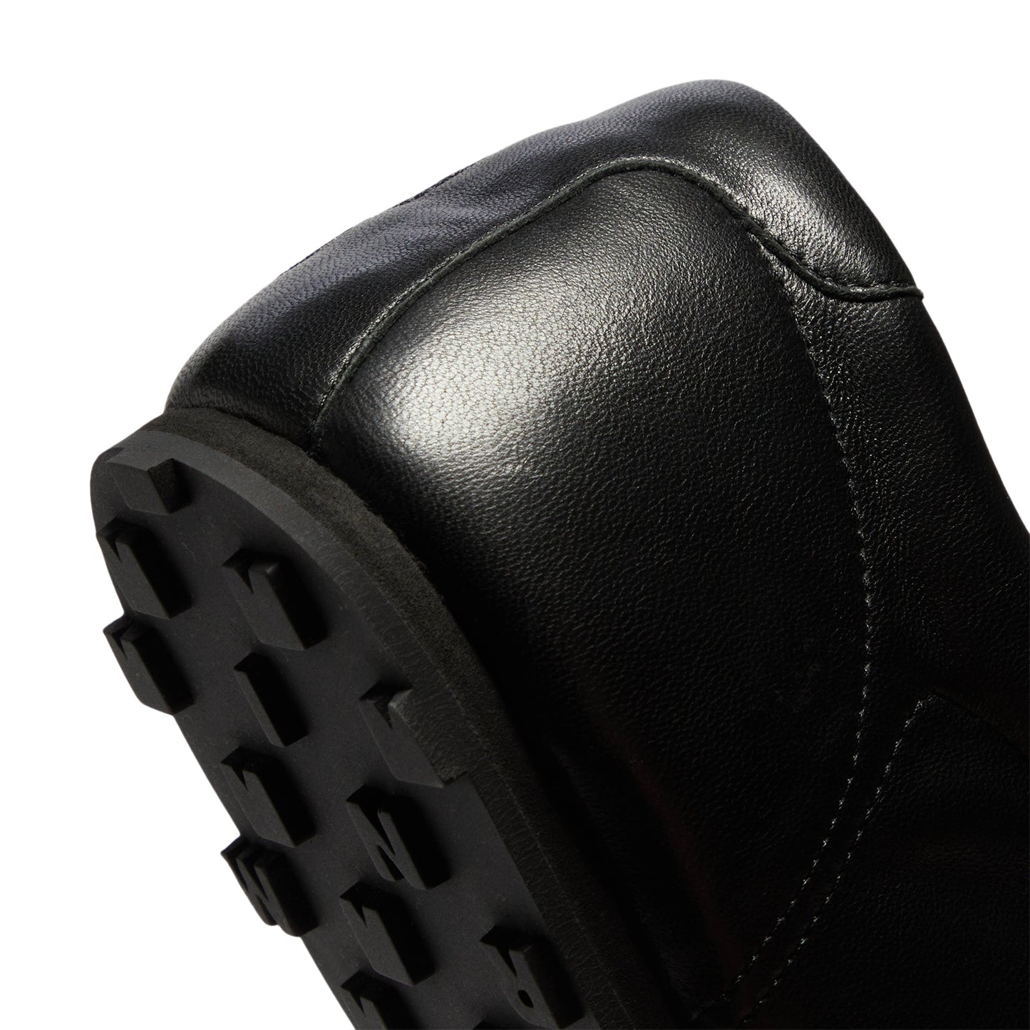 MARNI Nappa Leather Softy Soccer Sneaker (Black)