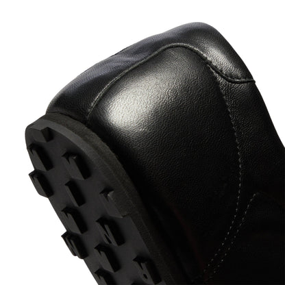 MARNI Nappa Leather Softy Soccer Sneaker (Black)