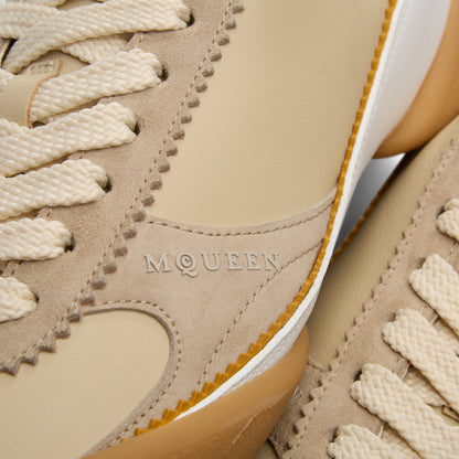 Alexander McQueen Sneaker S.Rubber (Lt be/Lt be/Wh/Gr go)