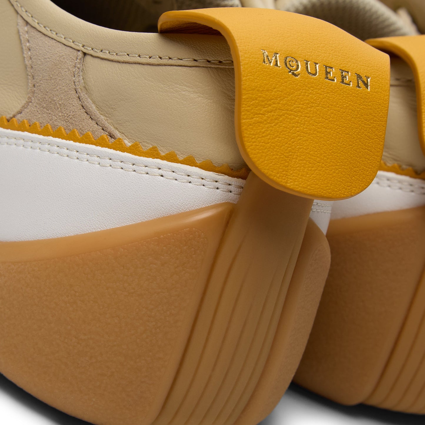 Alexander McQueen Sneaker S.Rubber (Lt be/Lt be/Wh/Gr go)