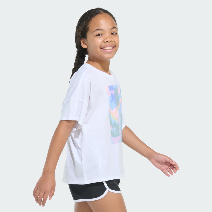 Kids' adidas adidas Short Sleeve Drop Shoulder Tee